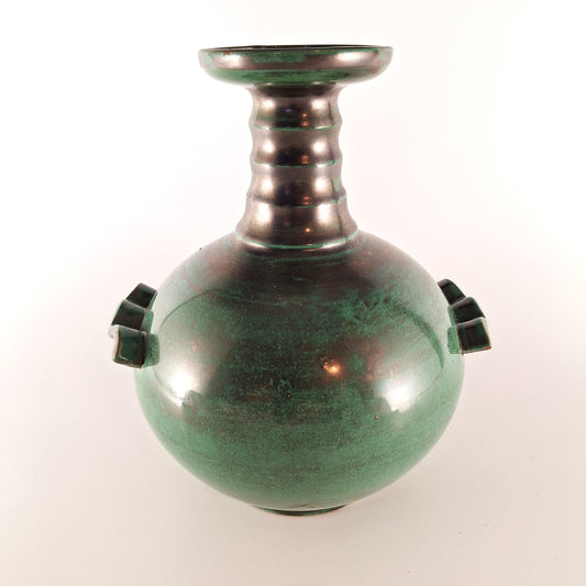 Green Art Deco Vase – Anna-Lisa Thomson, Upsala-Ekeby
