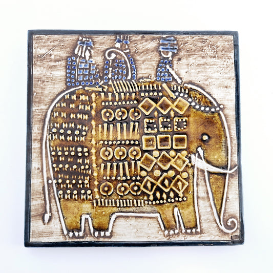 Elephant Wall Plaque – Lisa Larson, Gustavsberg
